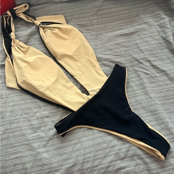 Call Me In Ibiza One Piece Swimsuit - Black/Combo - Picture 7 of 7